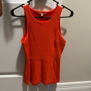 Peplum tank top. Worn 2 times